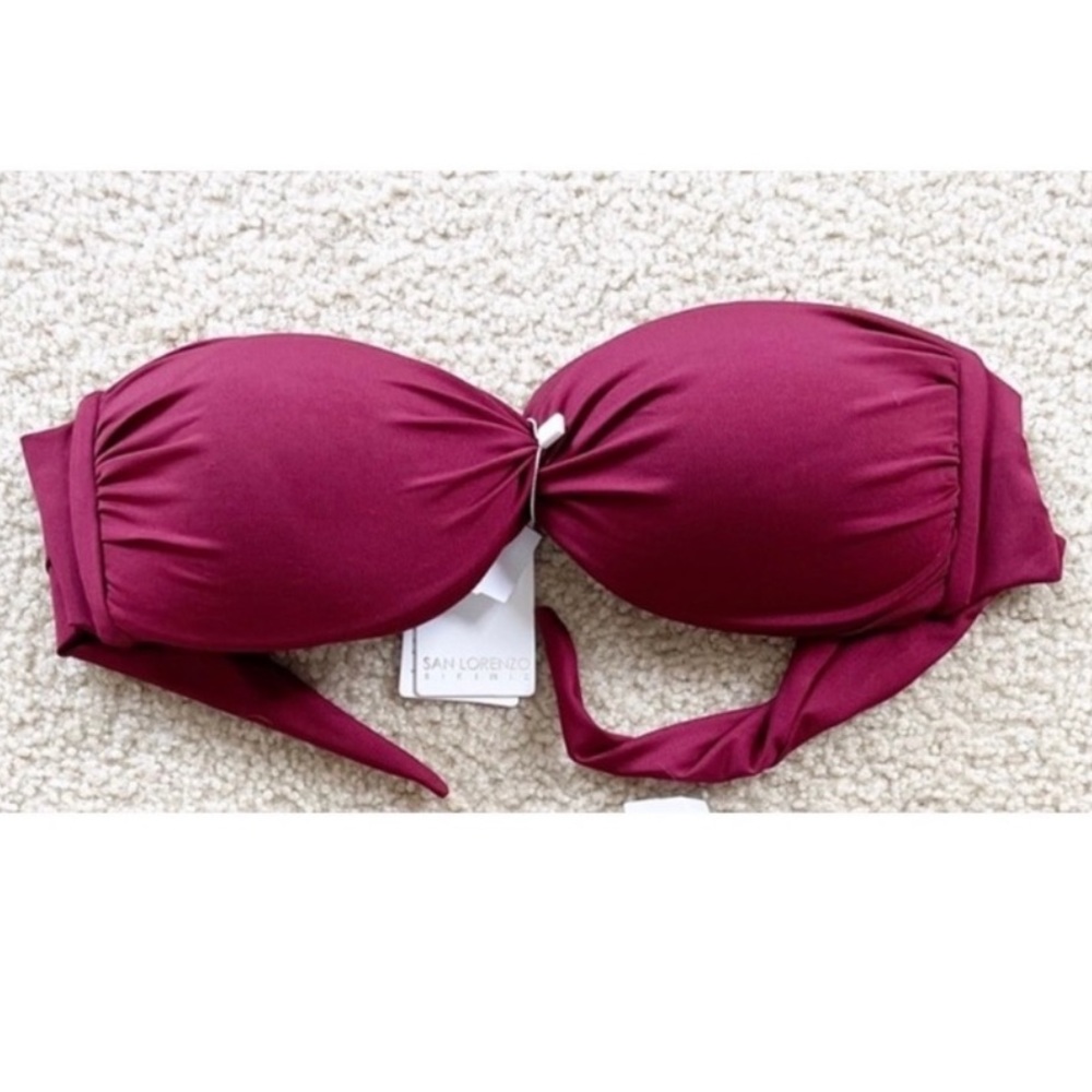 San Lorenzo strapless bikini top